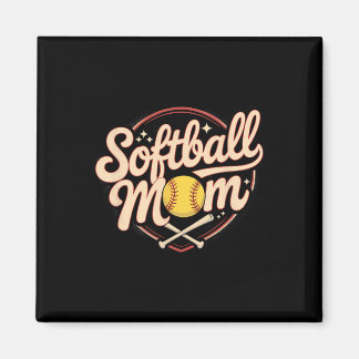 Softball Mom Sport Spirit  Magnet