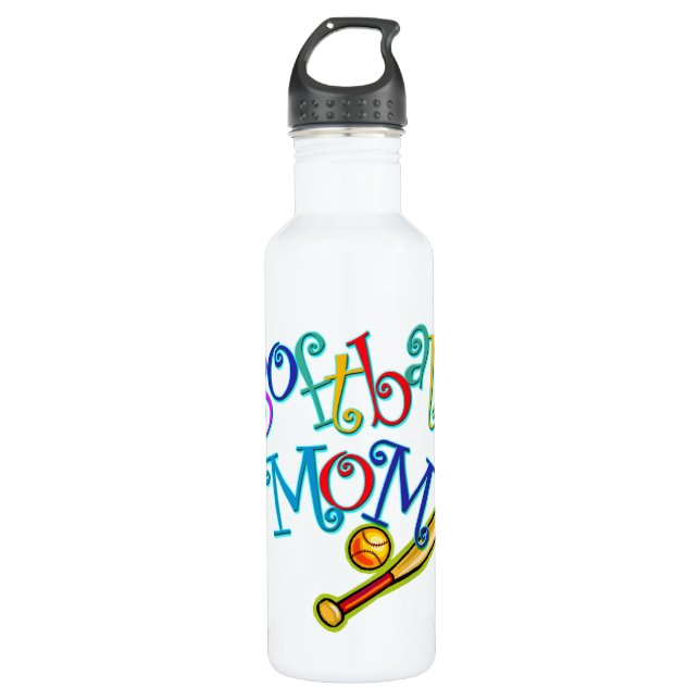 Softball Mum 710 Ml Water Bottle (Front)