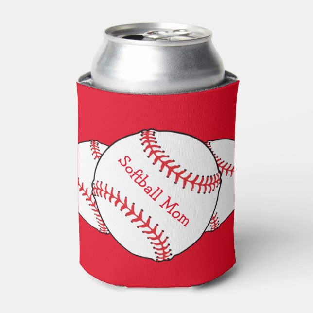 Softball Mum Can Cooler (Can Front)