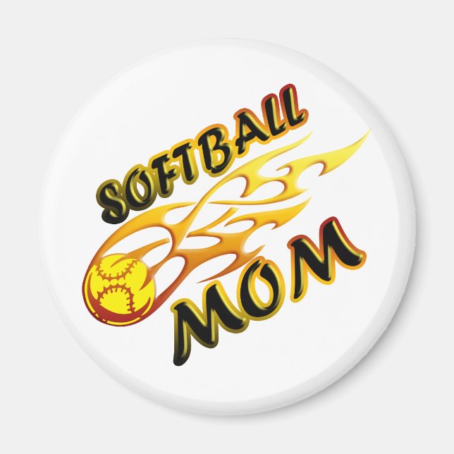 Softball Mum (flame) copy.png Magnet (Front)