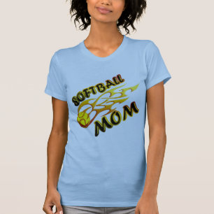 Softball Mum (flame) copy.png T-Shirt