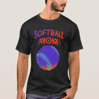 Softball Mum Funny Baseball Player Sports Supporte