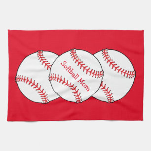 Softball Mum Kitchen Towel
