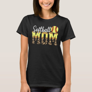 Softball Mum Love To Watch My Child Play Softball  T-Shirt