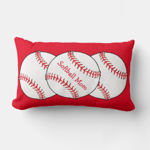 Softball Mum Lumbar Pillow