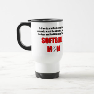 Softball Mum Personalised Mug