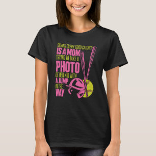 Softball Mum Pitcher Batter Catcher Softball T-Shirt