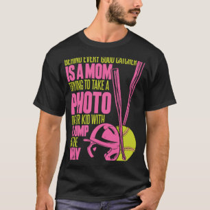 Softball Mum Pitcher Batter Catcher Softball T-Shirt