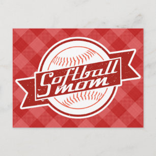 Softball Mum Post Cards