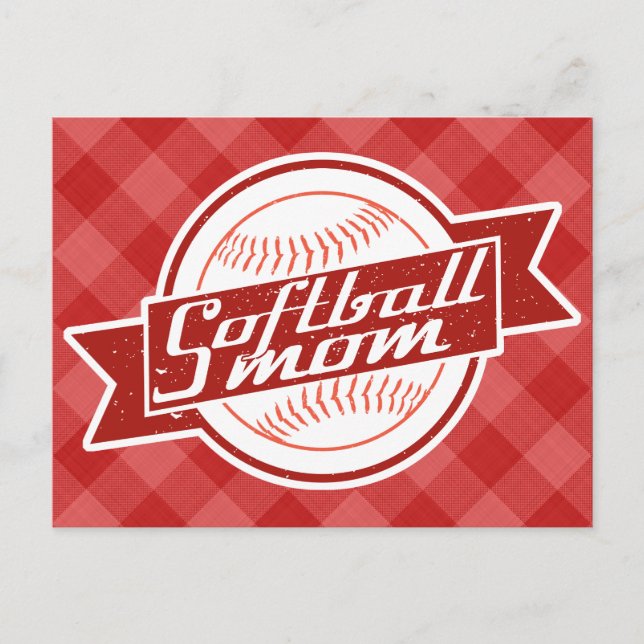 Softball Mum Post Cards (Front)