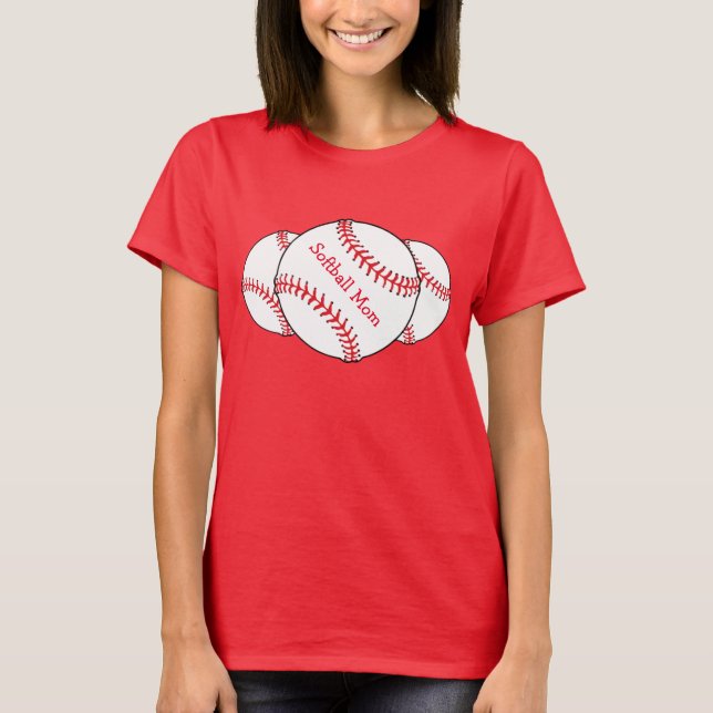 Softball Mum Shirt (Front)