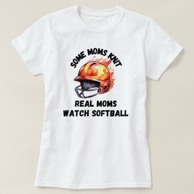 Softball Mum | Softball Mama | Game Day T-Shirt (Design Front)