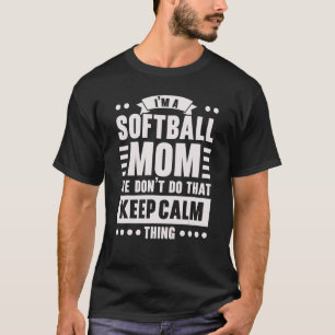 Softball Mum Softball Player Pitcher Catcher Sport T-Shirt