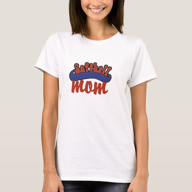 Softball Mum T-Shirt (Front)