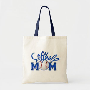 Softball Mum Tote Bag