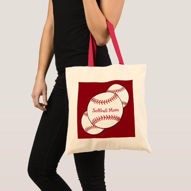 Softball Mum Tote Bag (Front (Product))