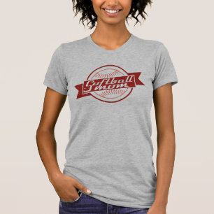 Softball Mum, With Name & Number Print T-Shirt