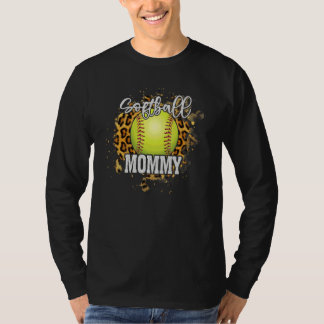 Softball Mummy Vintage Softball Family Matching T-Shirt