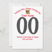 Softball Name Number Team Name City State T-Shirt