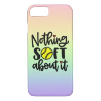 Softball - Nothing Soft About It iPhone Case