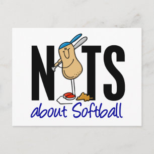 Softball Nut 2 Postcard