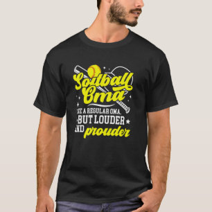 Softball Oma Definition Oma Of A Softball Player O T-Shirt