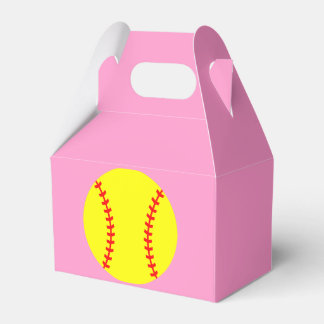 Softball Party Favour Box, Birthday Favour Box
