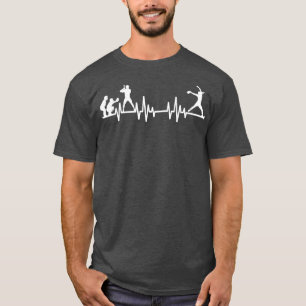 Softball Pitcher Fastpitch Softball Player Love EK T-Shirt