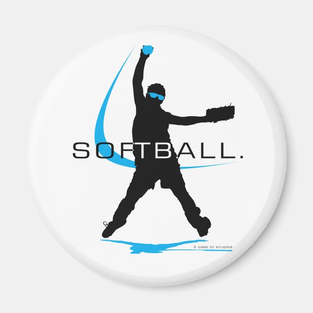 Softball - Pitcher Magnet (Front)