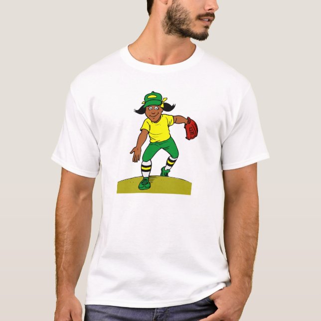 Softball Pitcher T-Shirt (Front)