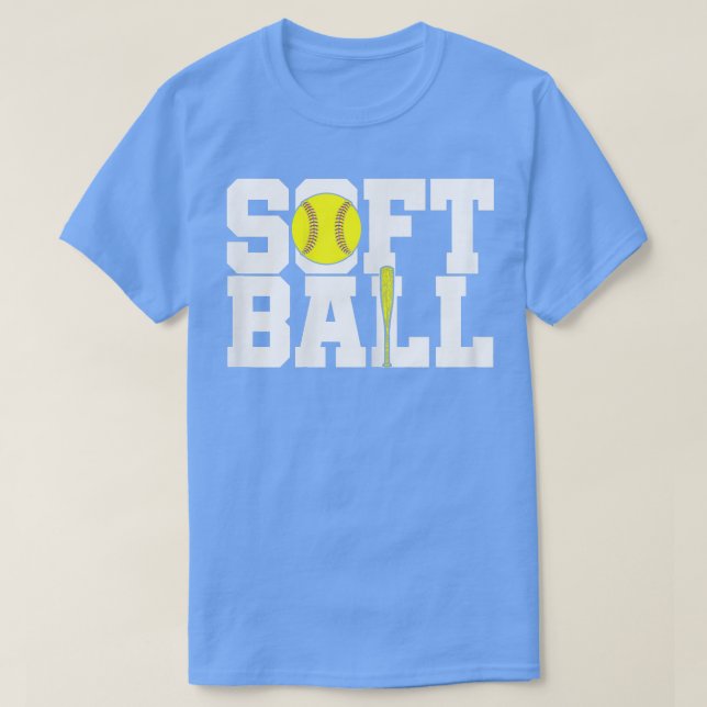 Softball Player Game Lover Softballer  T-Shirt (Design Front)