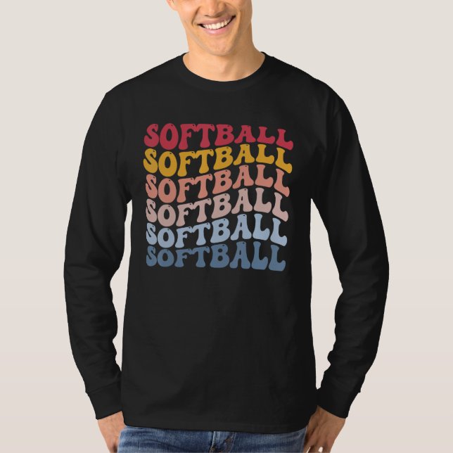 Softball Player T-Shirt (Front)