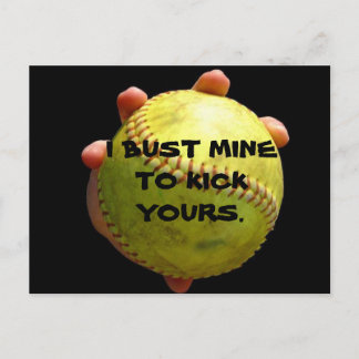 Softball Postcard