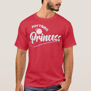 Softball Princess Baseball  T-Shirt