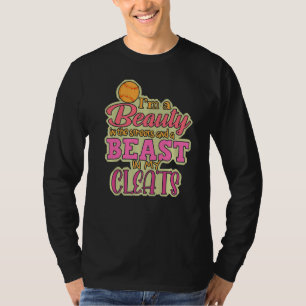 Softball Print Beauty in the Street Beast In My Cl T-Shirt