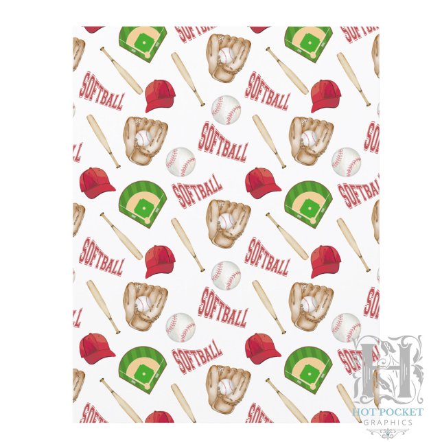 Softball Scrapbook Paper (Creator Uploaded)