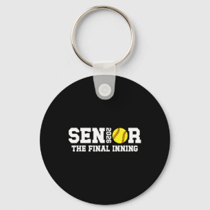 Softball Senior 2026 Proud Senior Softball Player Key Ring