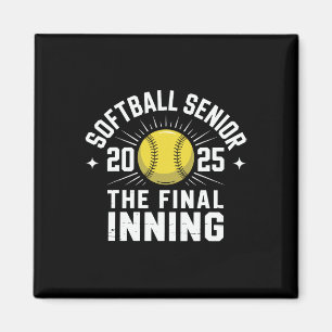 Softball Senior Night Senior Cl Of 2025 Graduation Magnet