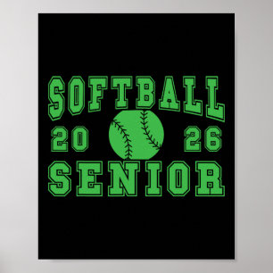 Softball Senior Night Softball Senior 2026 Graduat Poster