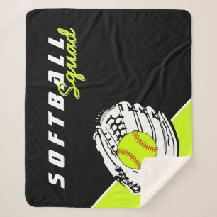 Softball Squad Sherpa Blanket