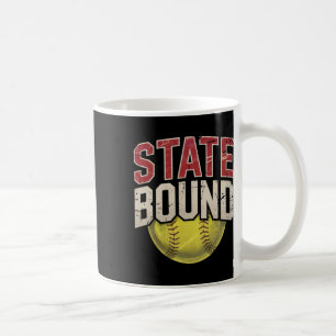 Softball State Bound Girls Fastpitch Champions Coffee Mug