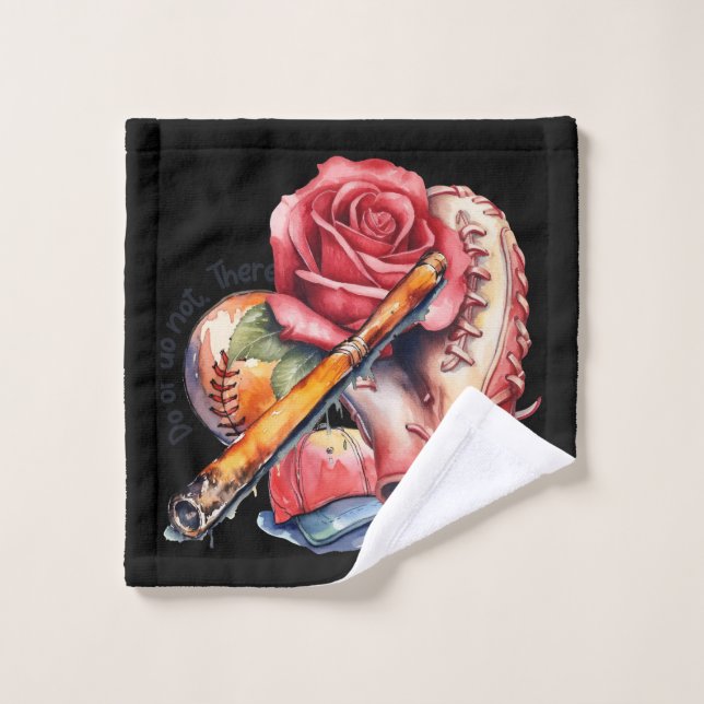 Softball Summer Bath Towel Set (Wash Cloth)