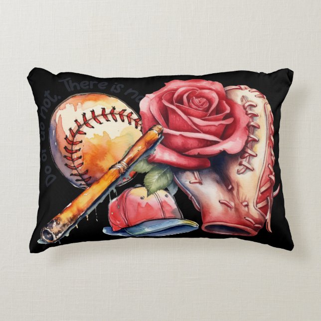 Softball Summer Decorative Cushion (Front)