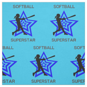 Softball Superstar Fabric
