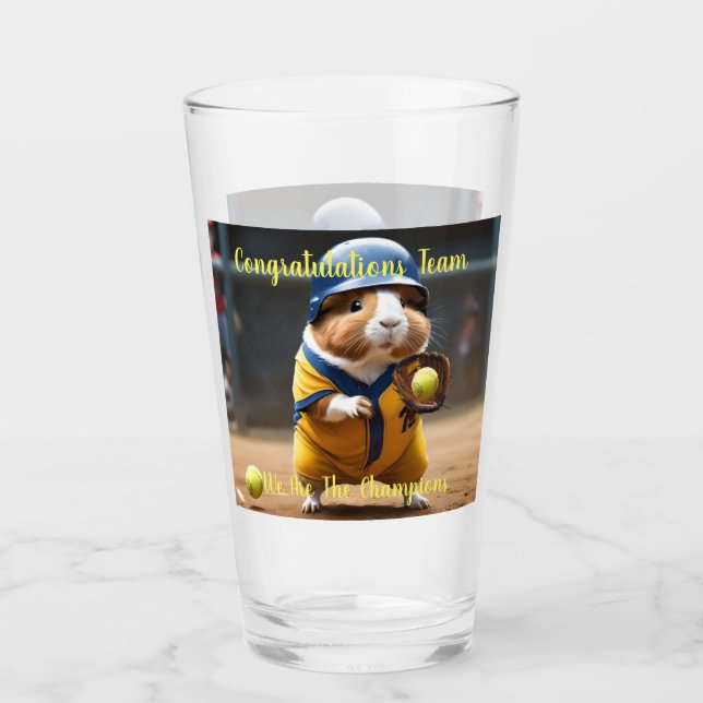 Softball Superstar: The Guinea Pig's Big Game, Glass (Front)