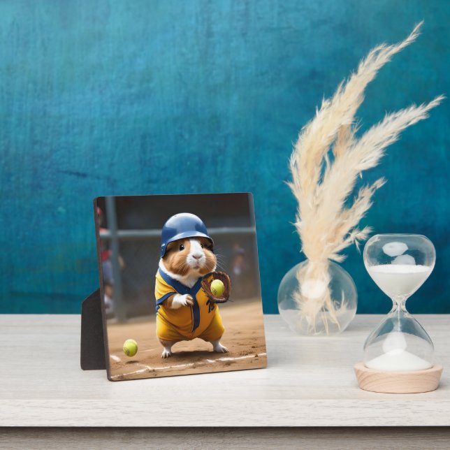 Softball Superstar: The Guinea Pig's Big Game, Plaque (Insitu)