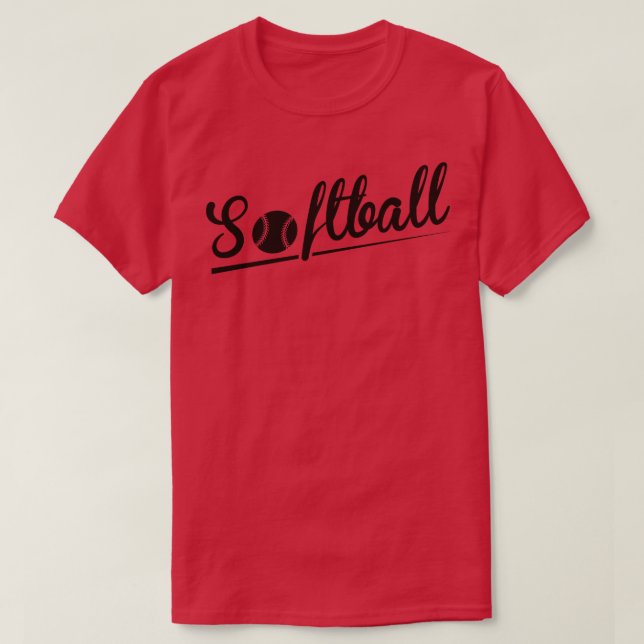 Softball T-Shirt (Design Front)