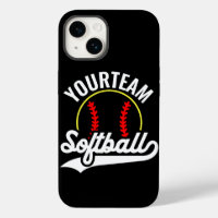Softball Team Player ADD NAME Personalised League