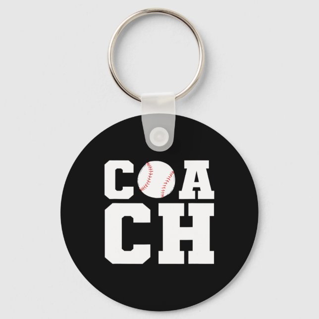 Softball Team Softball Coach For Men  Key Ring (Front)