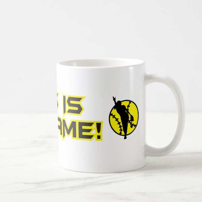 Softball This is my game Coffee Mug (Right)
